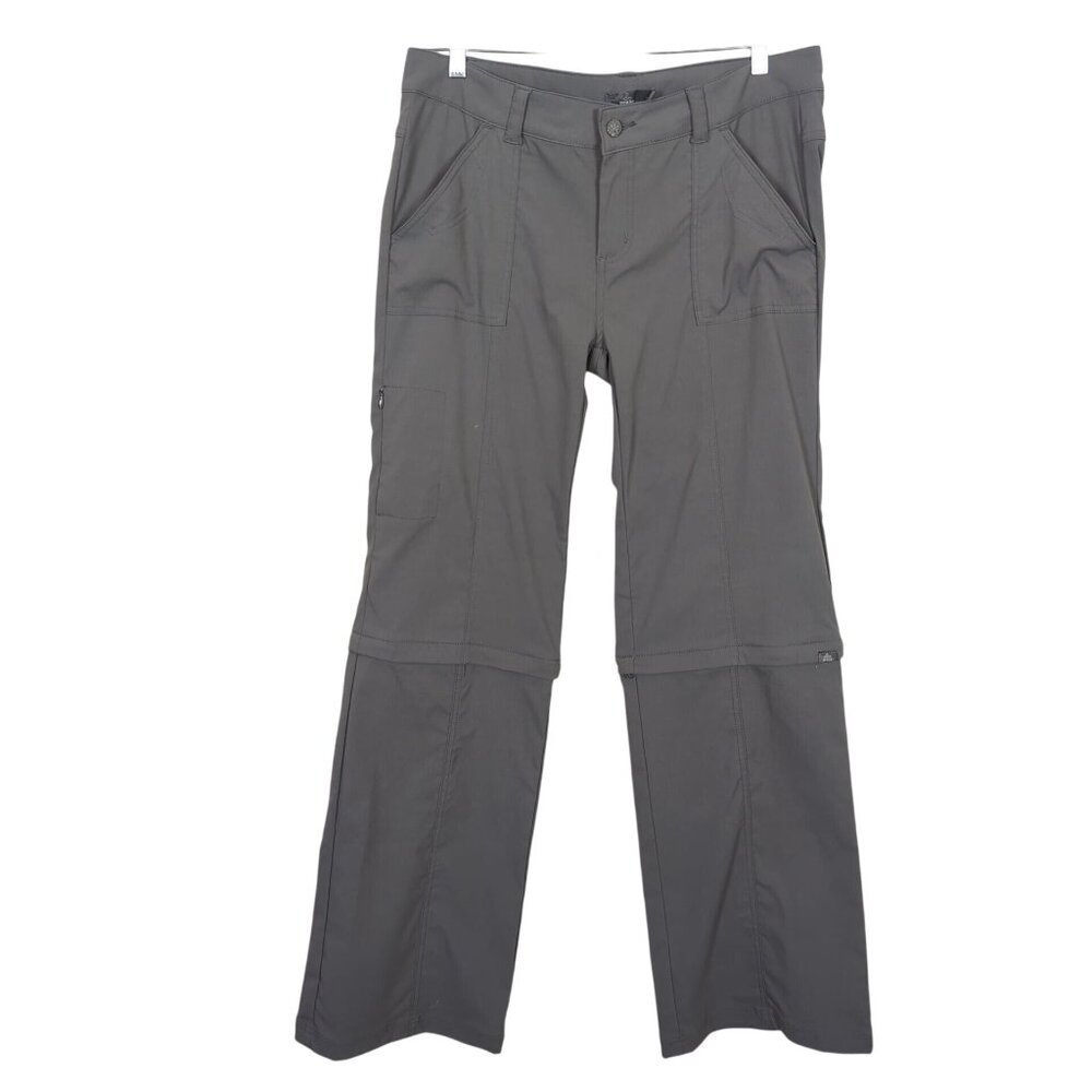 Prana‎ Women’s Monarch Convertible Gray Hiking Outdoor Pants or Shorts sz 14